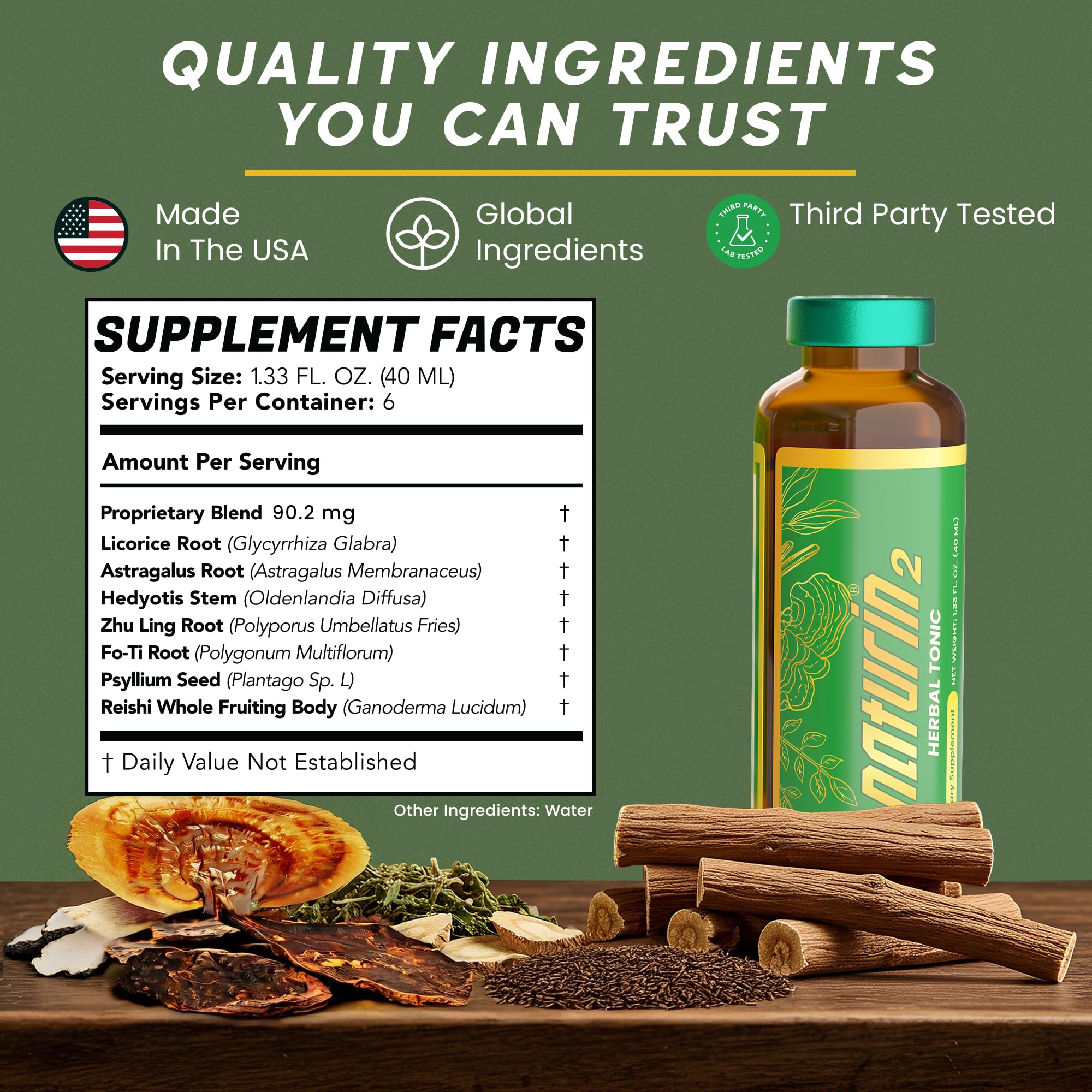 NATURIN2 raíz Fo-Ti para vitalidad y balance diario