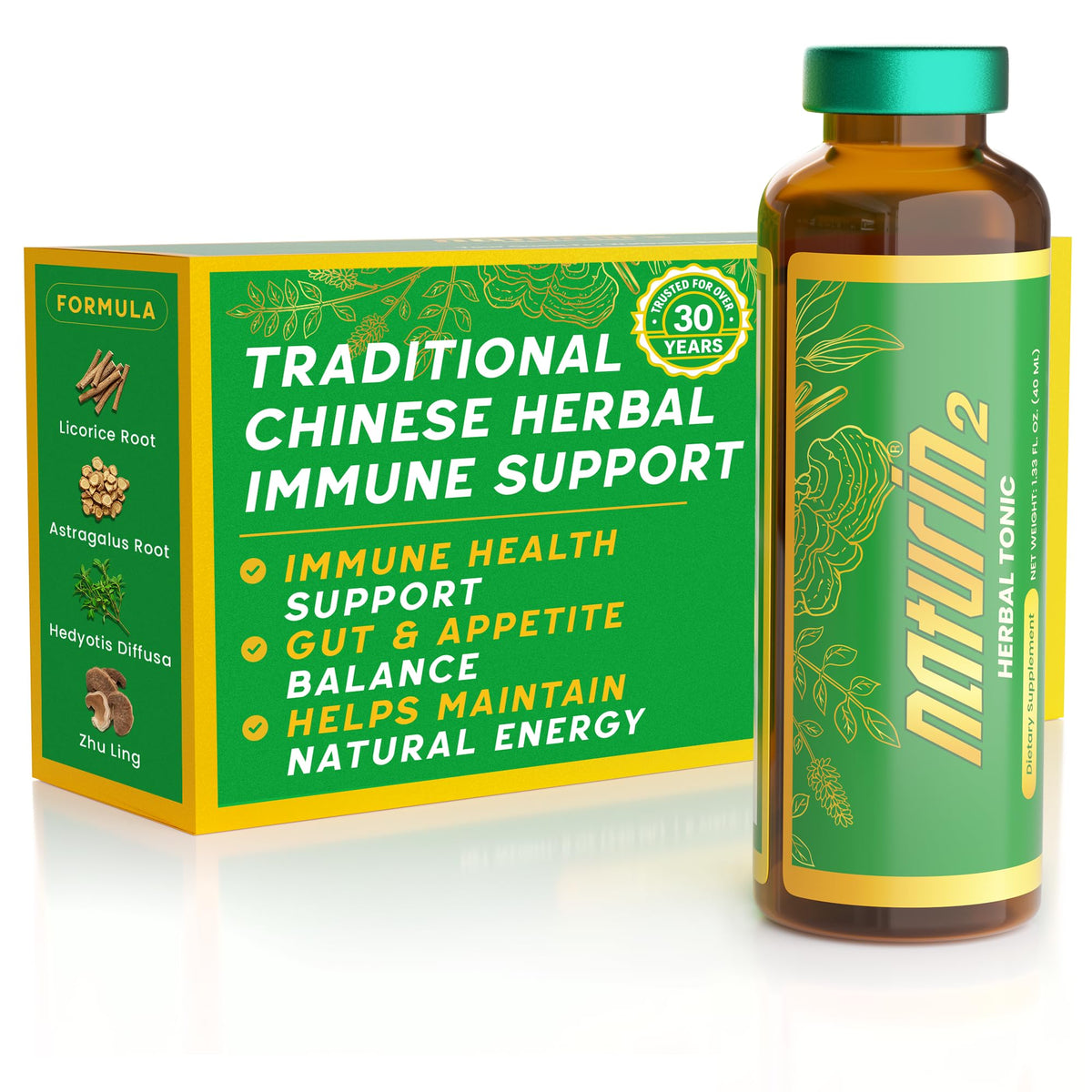 NATURIN2 tonico tradicional chino para energía diaria y bienestar