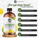 Difusor NaturoBliss en acción liberando aroma cítrico