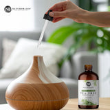 NaturoBliss Aceite Esencial de Árbol de Té para difusor, mejora del ambiente con notas herbales