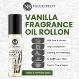 NaturoBliss vainilla roll-on: aplicador suave para aplicación precisa.