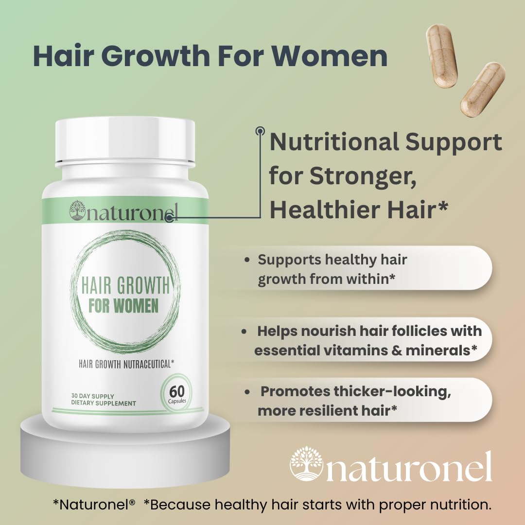 Naturonel salud cabello: soporte para cabello resistente y menos quiebre.