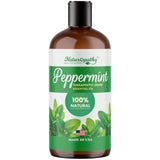 NATUROPATHY MENTA Aceite: botella ámbar protege la pureza para aromaterapia