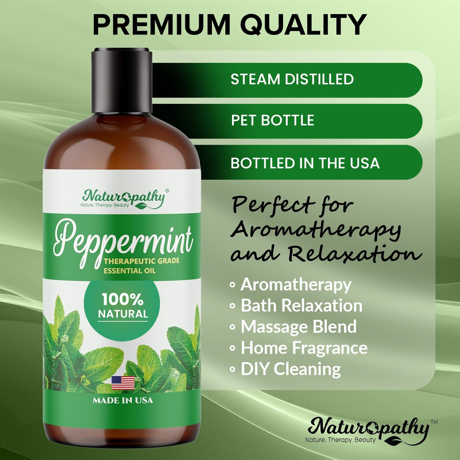 NATUROPATHY MENTA Aceite: difusor para crear un ambiente relajante