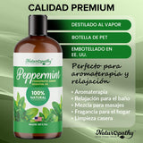 NATUROPATHY MENTA Aceite: prueba de laboratorio que garantiza autenticidad