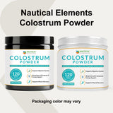 Colostro en polvo Nautical Elements, envase de 120 g.
