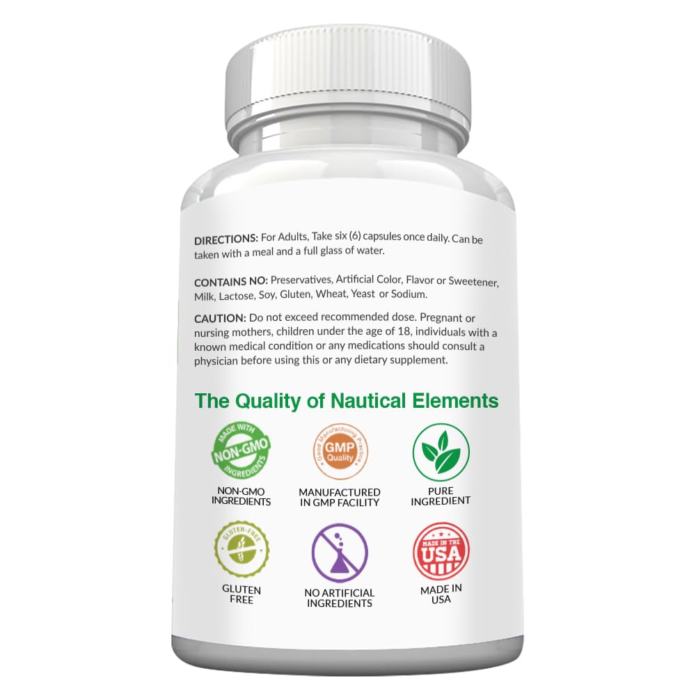 Estilo de vida saludable con Nautical Elements Spirulina 3000mg.