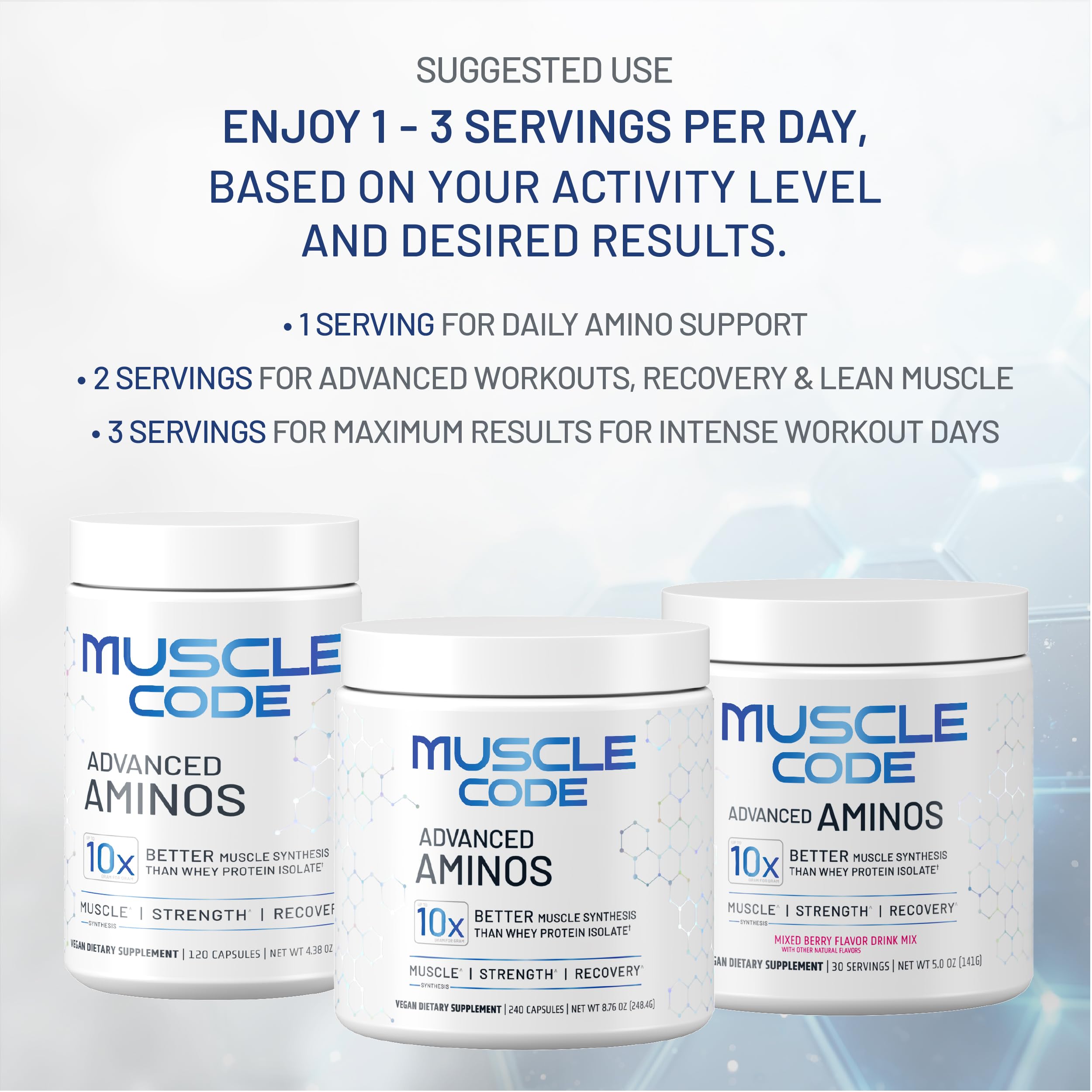 NAUTILUS Muscle Code sin gluten, apto para dietas libres de gluten.