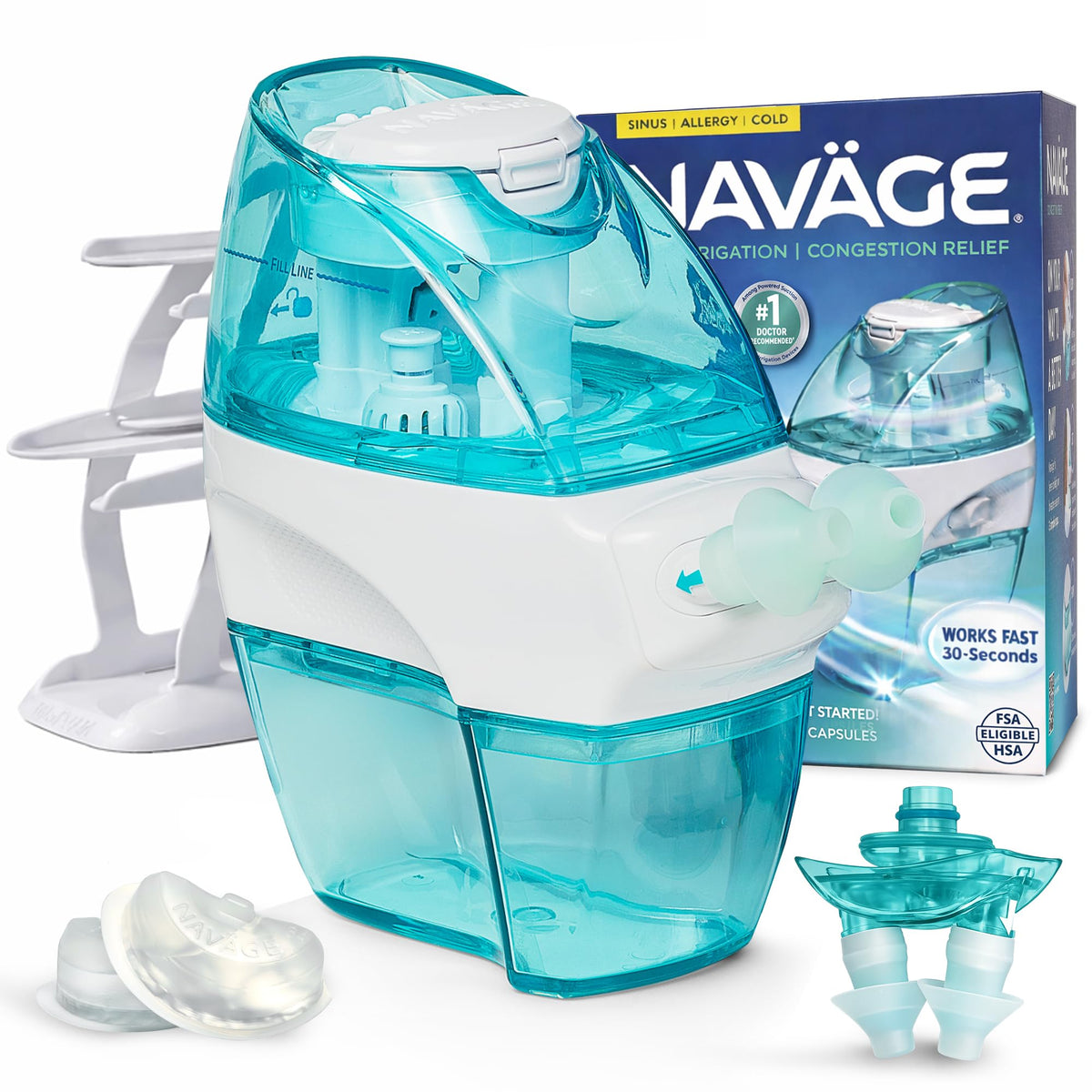 Navage: paquete premium de irrigación nasal para uso diario