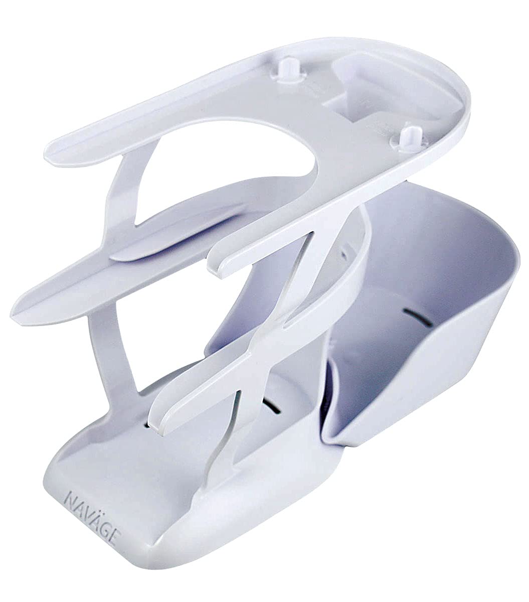 Navage Portacosas: vista frontal con tres niveles para organización nasal.