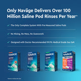 Navage tanque para agua destilada: base estable para la limpieza nasal.