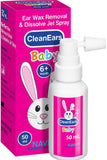 NAVEH PHARMA CleanEars Baby, envase cómodo para uso familiar en casa.