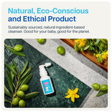 Envase natural y sostenible de NAVEH PHARMA para el cuidado del bebé.