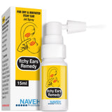 NAVEH PHARMA Itchy Ears Remedy – botella-jet para limpieza segura del canal auditivo.