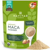 Navitas Organics Maca, polvo en bolsa de 16 oz para batidos