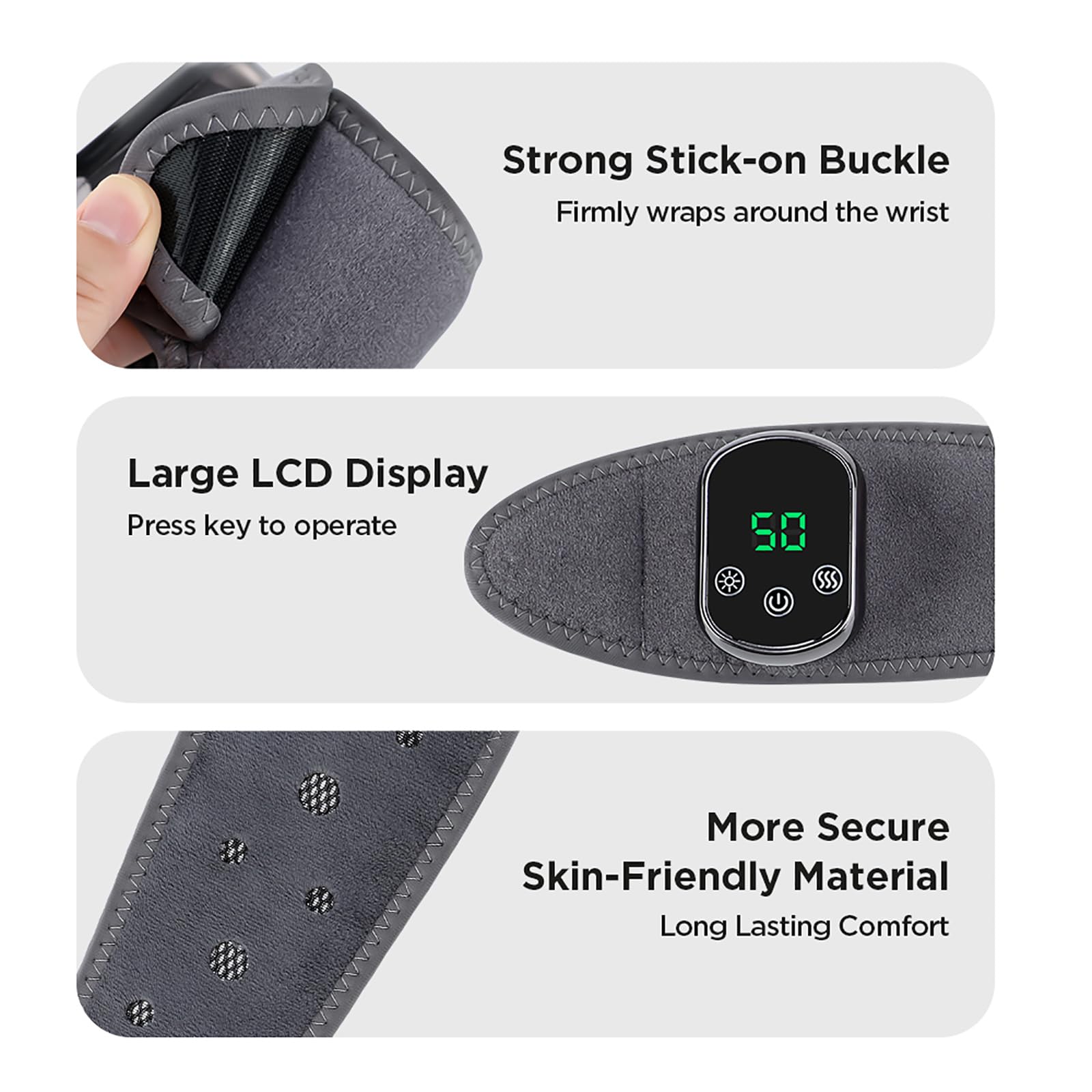Batería integrada del Naxir Revive para sesiones largas sin cables.