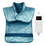 NBKLS almohadilla de calor para espalda, cuello y hombros, confort y relajación en casa