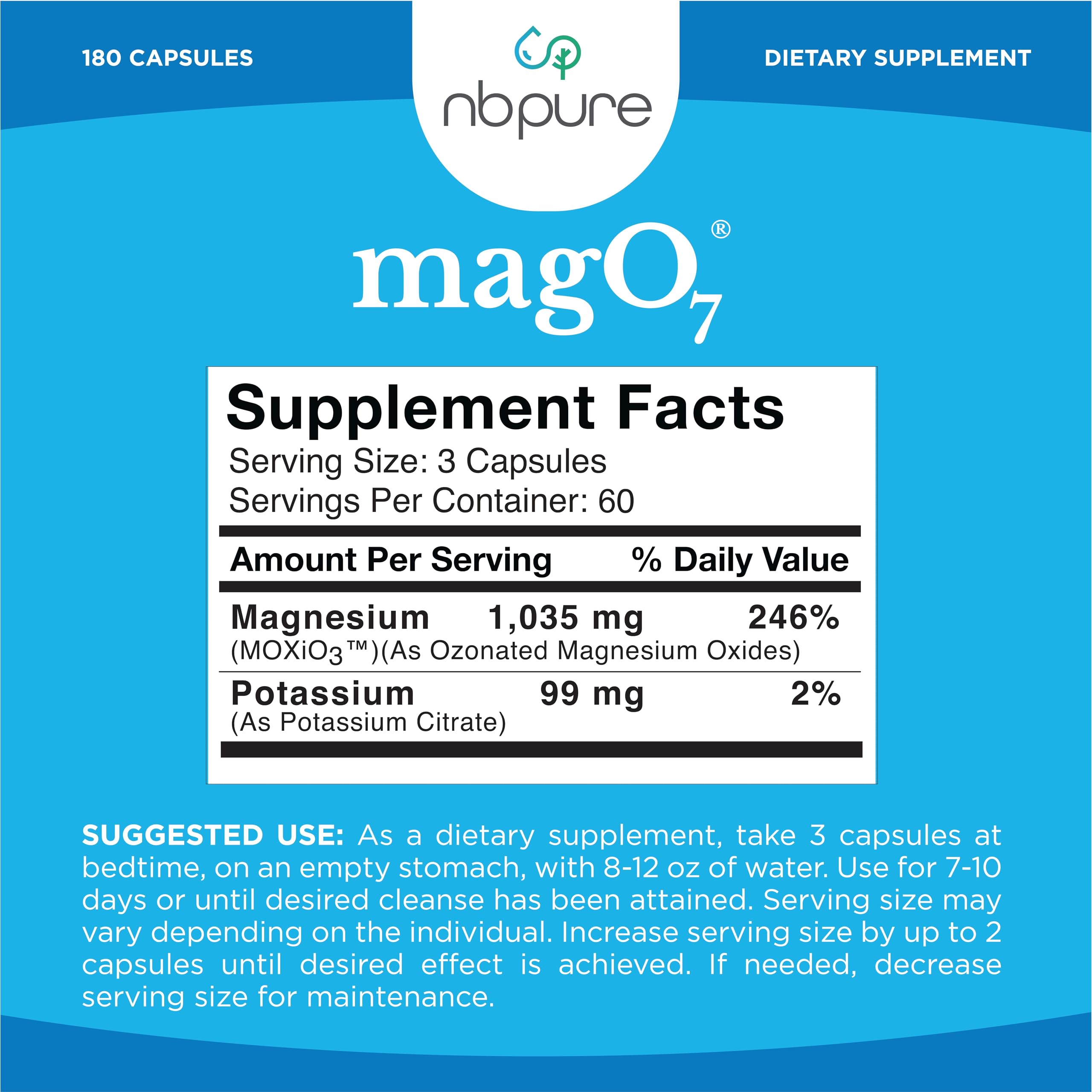 nbpure MagO7 para viaje: solución práctica para estreñimiento ocasional