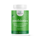 nbpure Poobiotics, bote de cápsulas, apoyo digestivo diario y equilibrio del microbioma.