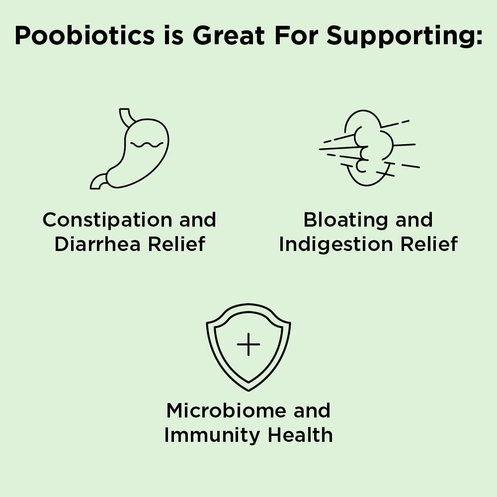 nbpure Poobiotics cápsulas ingeridas como parte de la rutina de salud intestinal.