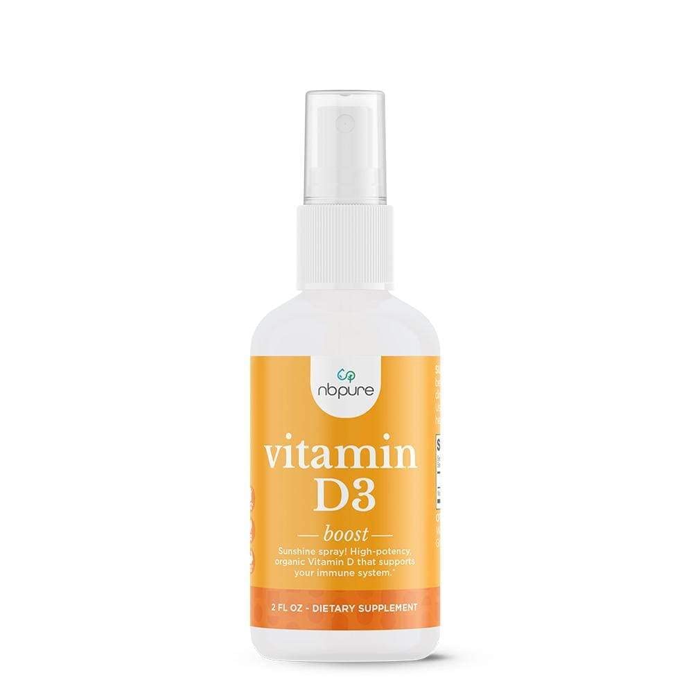 nbpure Vitamina D3 spray en botella, uso diario sencillo.