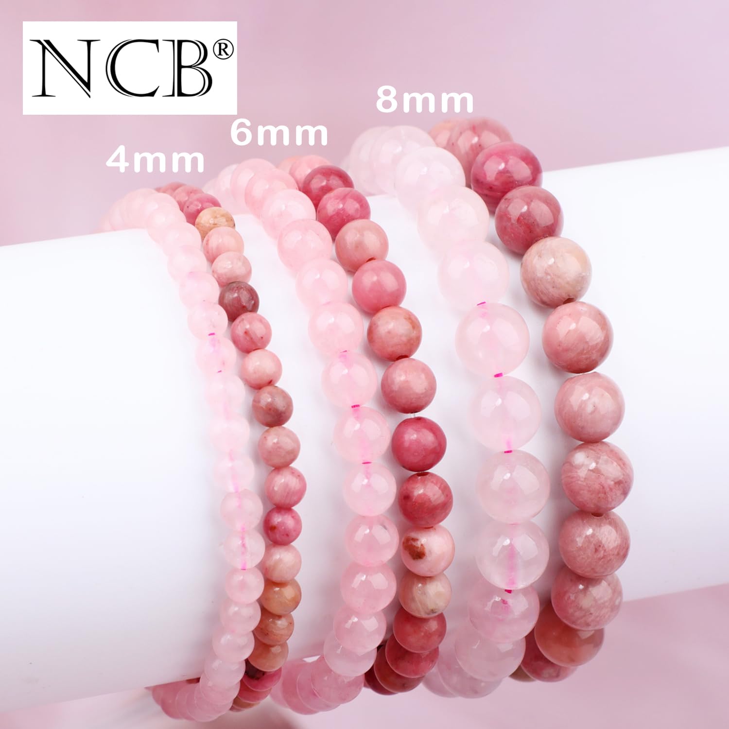 NCB pulseras en caja regalo, presentación lista para regalar