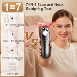 NeatLt modos de luz para rostro y cuello con tres opciones