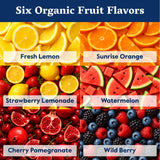 Nectar Calm disuelve fácilmente en vaso con sabor a fruta orgánica