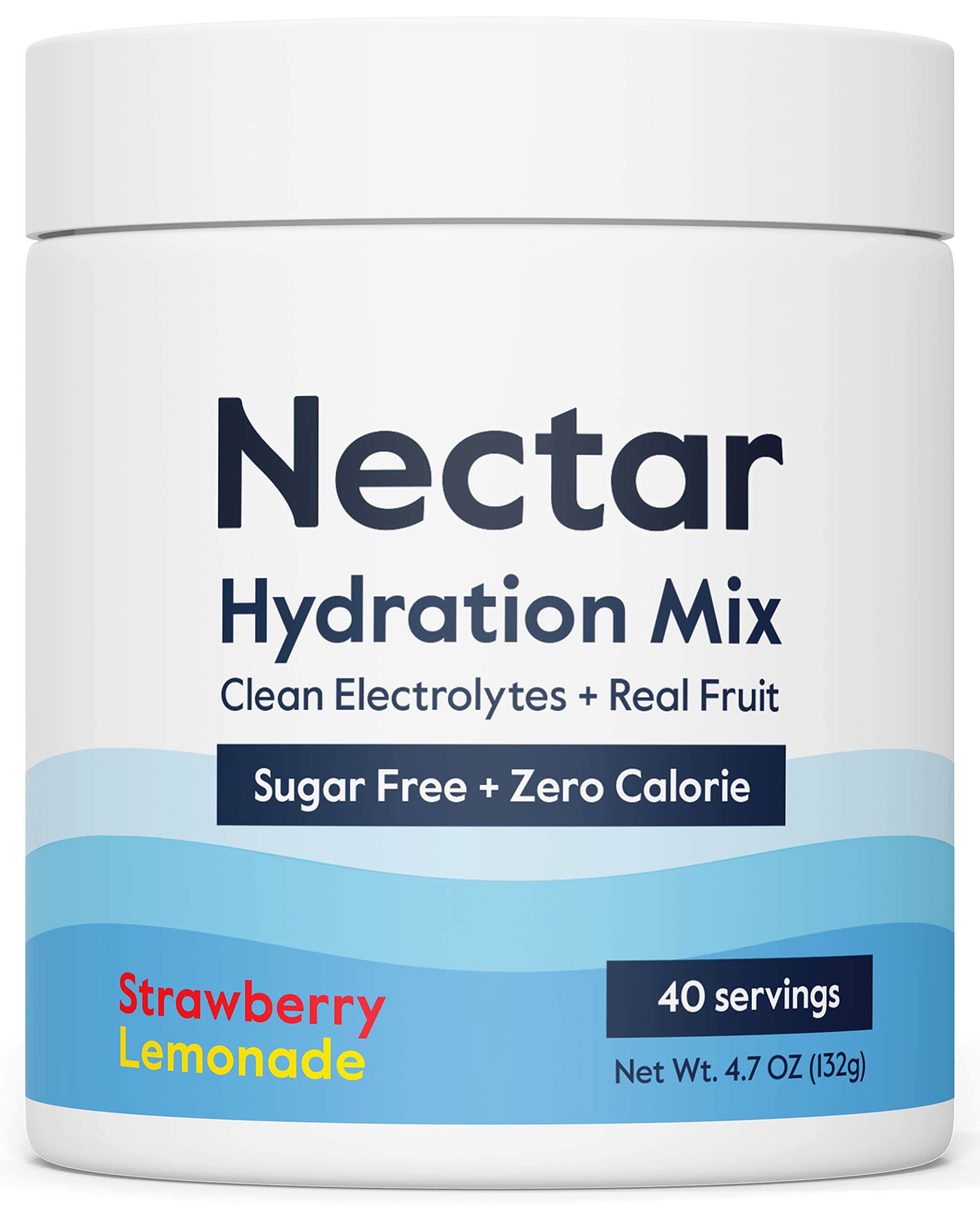 Nectar electrolitos sin azúcar en polvo, ideal para hidratación diaria.