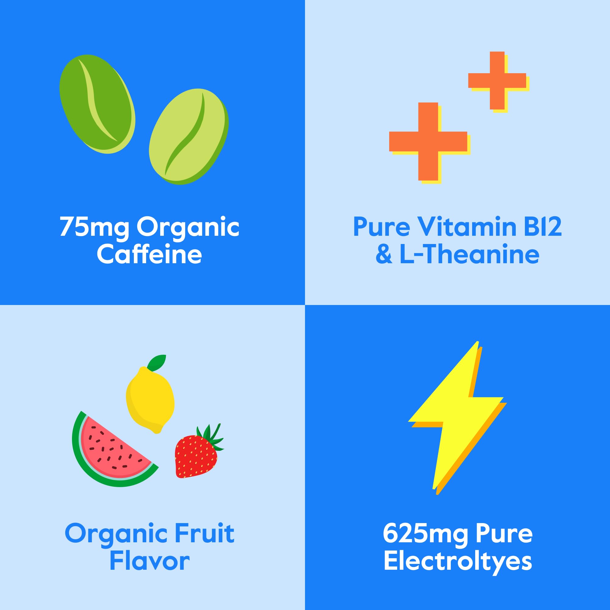 Nectar Energy Booster: mezcla en agua para energía limpia.
