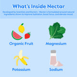 Nectar uso diario para energía, foco y ánimo.