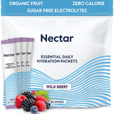 Nectar sobres hidratación frambuesa en empaque para uso diario