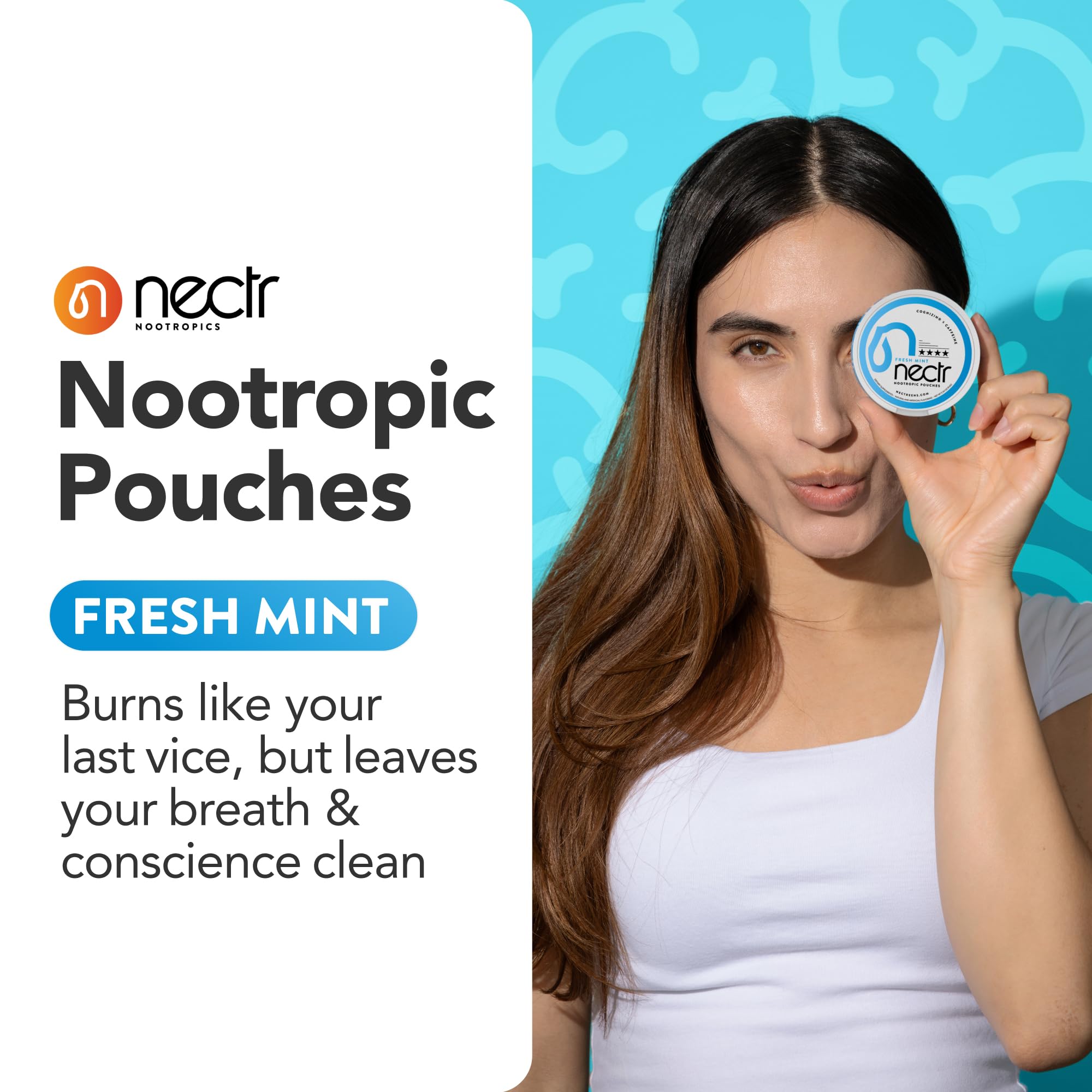 Nectr Bolsas Energéticas etiqueta detallada para dosis flexible