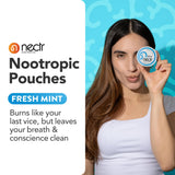 Nectr Bolsas Energéticas etiqueta detallada para dosis flexible