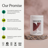 Needed Apoyo Inmunológico, ingredientes clave como zinc y saúco