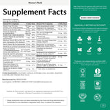 Needed multivitamínico para mujeres, etiqueta detallada, fórmula mejor absorbida para energía diaria.