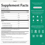 Needed Prenatal Omega-3: cápsulas vegetales, fáciles de tragar y sin gelatina.