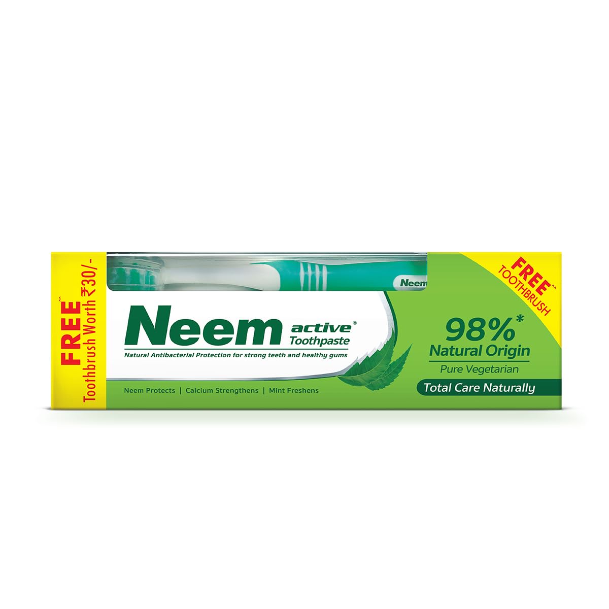 Neem Active pasta dental en tubo, limpieza suave para dientes