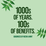 Neem Active aroma a menta, uso diario para rutina bucal