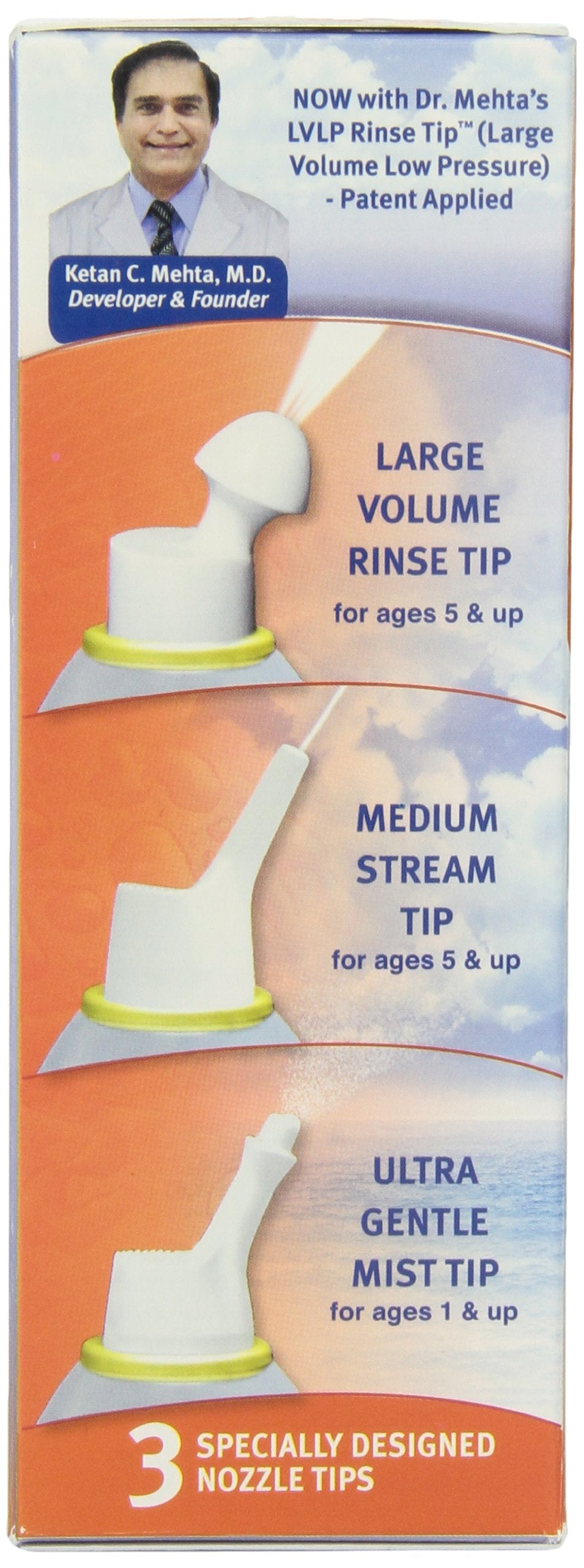 NeilMed NasaMist es útil para la congestión nasal temporal.