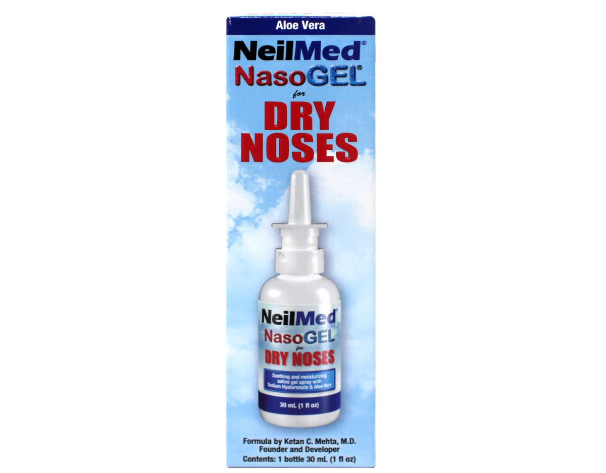 NeilMed NasoGel con gel nasal sin goteo para hidratación suave de la nariz