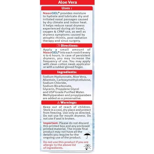 NeilMed Nasogel textura gel soluble repartida fácilmente en la nariz