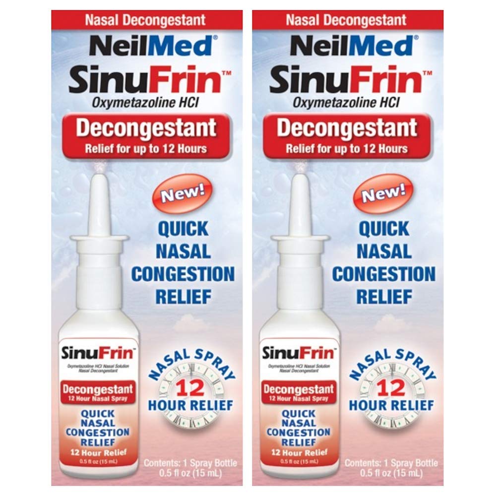 NeilMed SINUFRIN atomizador nasal 15 ml, alivio temporal de la congestión nasal.