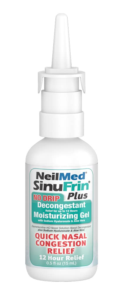 NeilMed SinuFrin Plus, empaque de 30 mL, doble volumen para más uso diario.