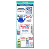 Tubo con dosis control para usar NeilMed Sinufrin Plus con precisión.
