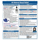 NeilMed Sinus Rinse: folleto educativo con instrucciones claras.