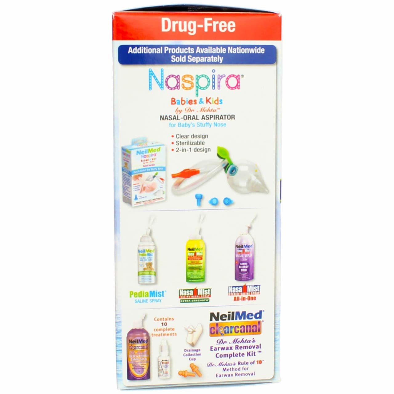 NeilMed Sinus Rinse: dosificación controlada para una experiencia de limpieza suave.