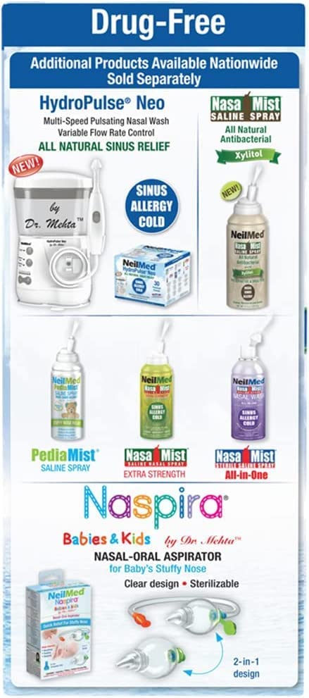 NeilMed enjuague nasal: folleto educativo para instrucciones claras.