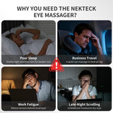 Nekteck Masaje Ocular motor silencioso para sueño tranquilo