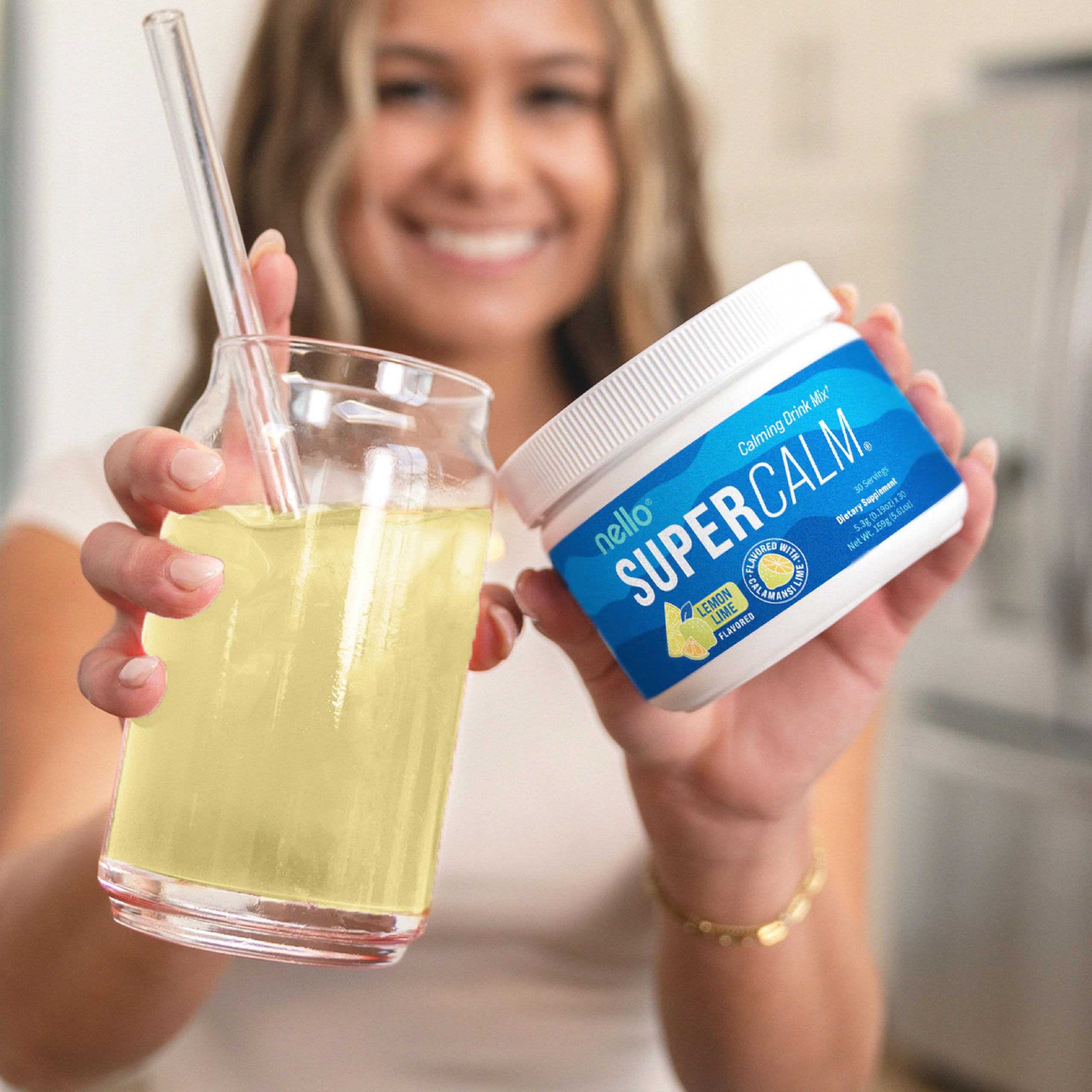 Nello SuperCalm envase práctico para viaje y deporte